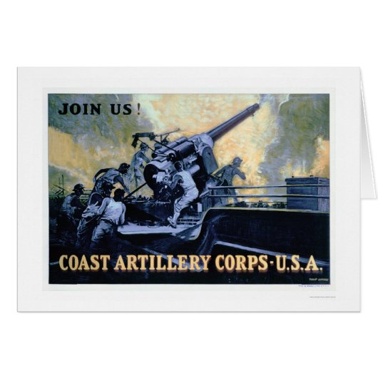 Coast Artillery Corps (US02042) Cards (Front Horizontal)