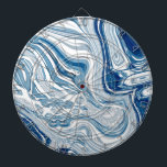 coast beach nautical waves watercolor blue swirls dart board<br><div class="desc">coast beach nautical waves watercolor blue swirls home accessories.</div>