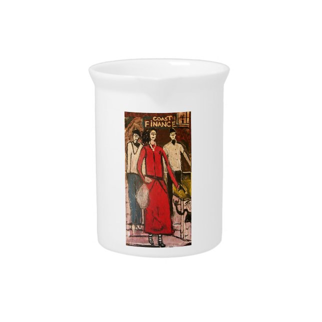 COAST FINANCE BEVERAGE PITCHER (Front)