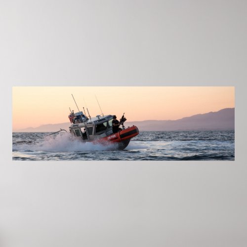 Coast Guard 25_Foot Response Boat Small Poster