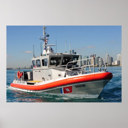 Coast Guard 45_Foot Response Boat Poster