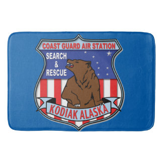 Coast Guard Air Station Kodiak Bathroom Mat