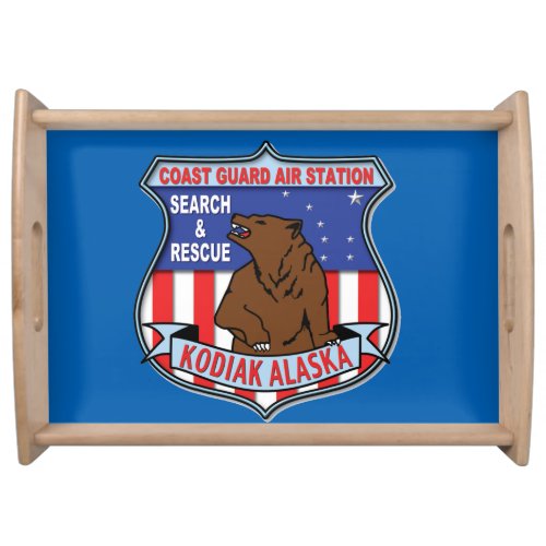 Coast Guard Air Station Kodiak Serving Tray