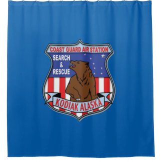 Coast Guard Air Station Kodiak Shower Curtain