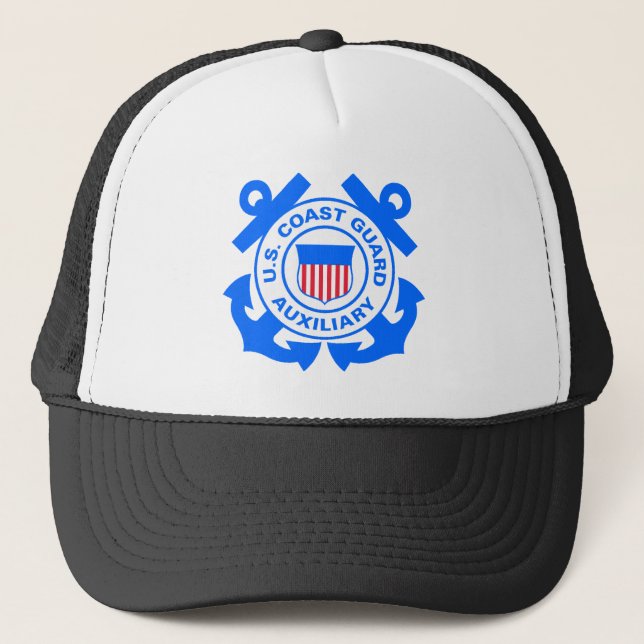 Coast Guard Auxiliary Trucker Hat (Front)