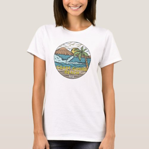 Coast Guard Beach Massachusetts Vintage T_Shirt
