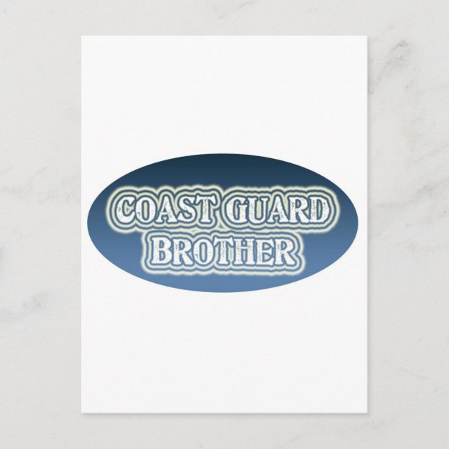 Coast Guard Brother Postcard (Front)