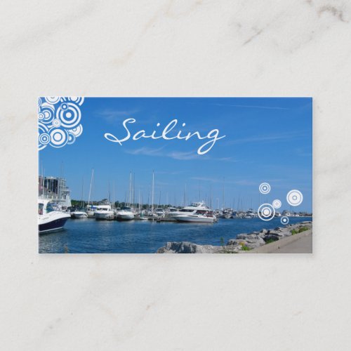 Coast Guard Business Cards Boat Sailing Harbor