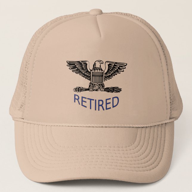Coast Guard Captain Retired Hat (Front)