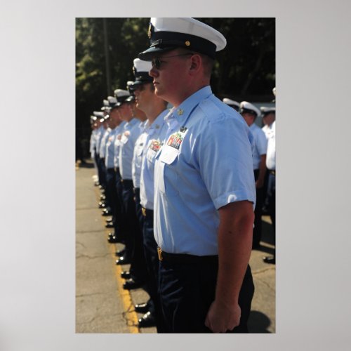 Coast Guard Change of Command Ceremony Poster