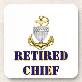 Coast Guard Chief Retired Beverage Coaster