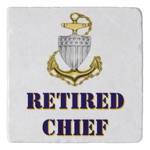 Coast Guard Chief Retired Trivet