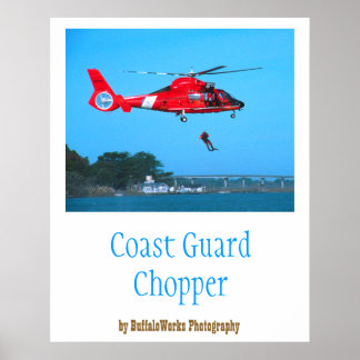 Coast Guard Chopper Poster
