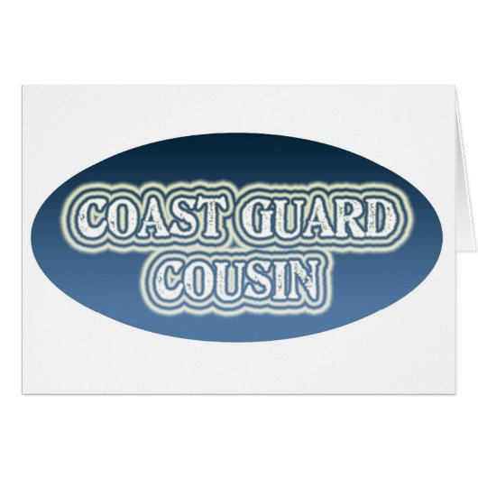 Coast Guard Cousin Cards (Front Horizontal)
