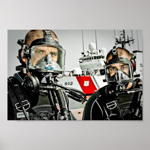 Coast Guard Divers Poster