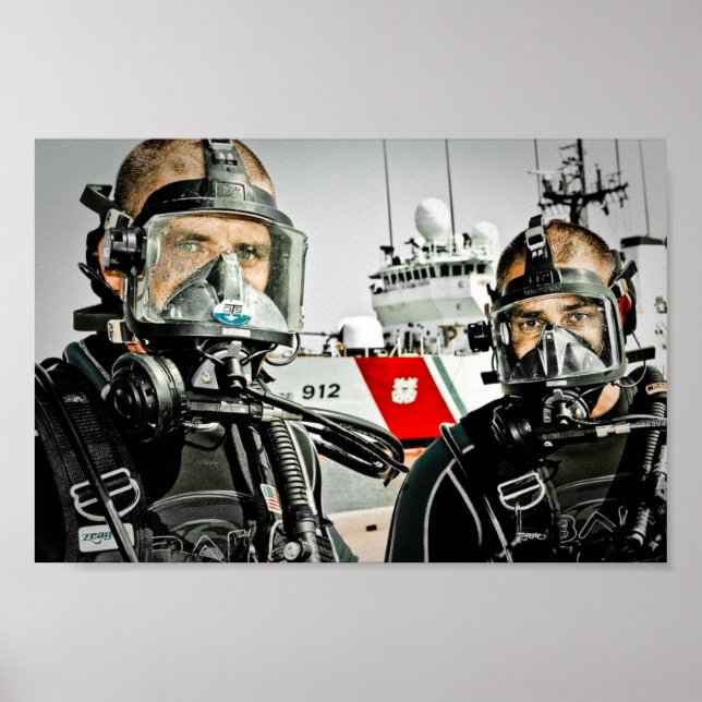 Coast Guard Divers Poster (Front)
