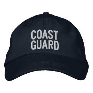 COAST GUARD EMBROIDERED BASEBALL CAP