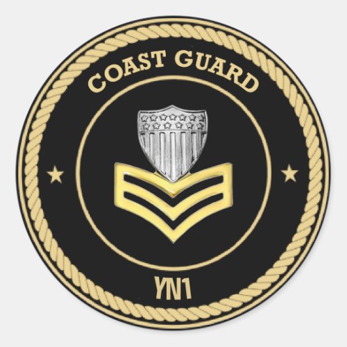 Coast Guard First Class Custom Sticker
