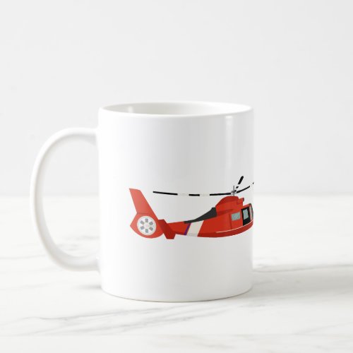 Coast Guard Helicopter Coffee Mug