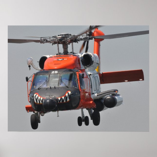 Coast Guard HH-60 Jayhawk Helicopter Poster (Front)