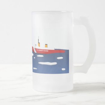 Coast Guard Ice Breaker Frosted Mug by clawofknowledge at Zazzle
