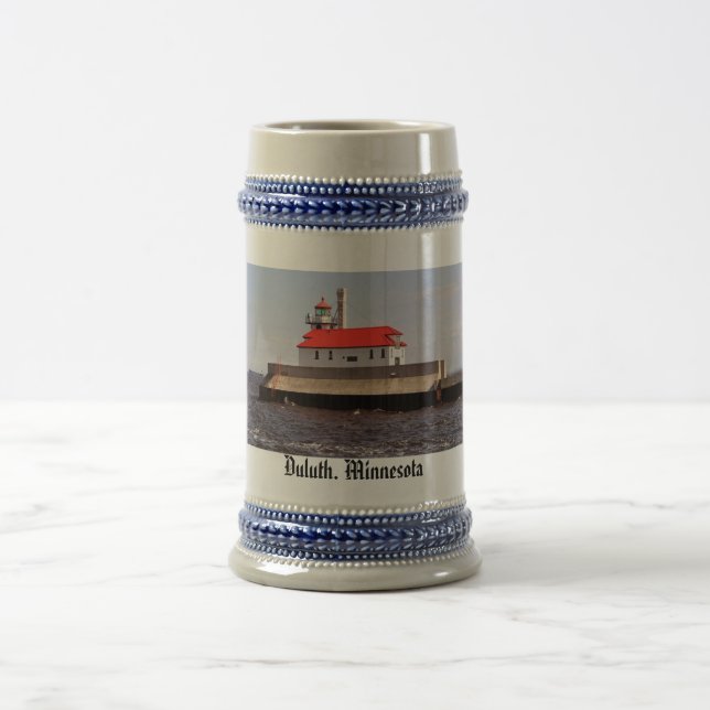 Coast Guard Lighthouse Beer Stein (Center)