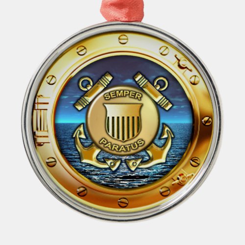 Coast Guard Metal Ornament