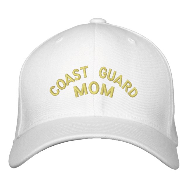 Coast Guard Mom Embroidered Baseball Cap (Front)