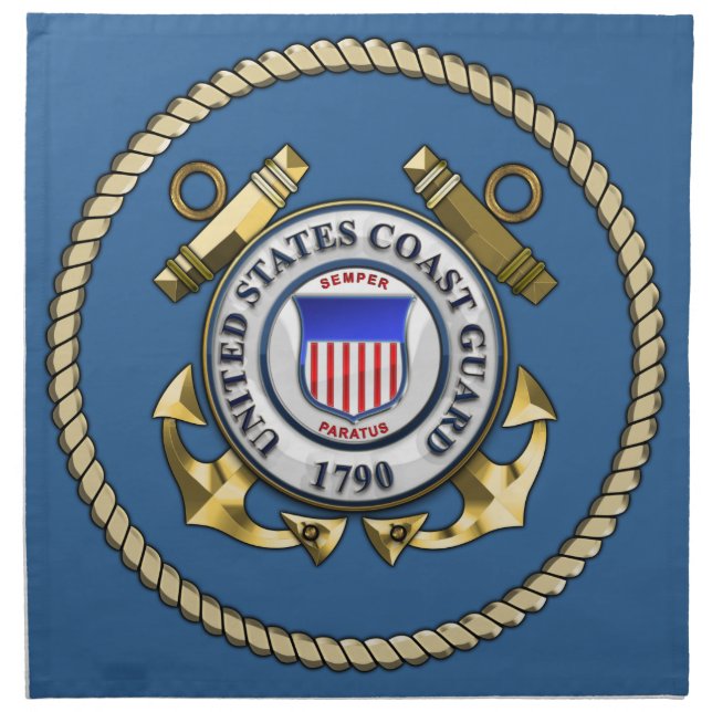 Coast Guard Napkin (Front)