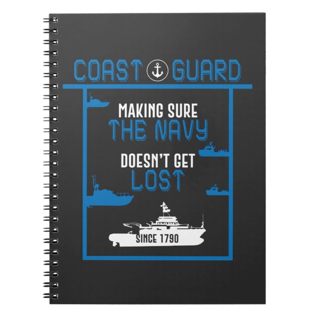Coast Guard - Navy Gift Since 1790 seaman Notebook (Front)
