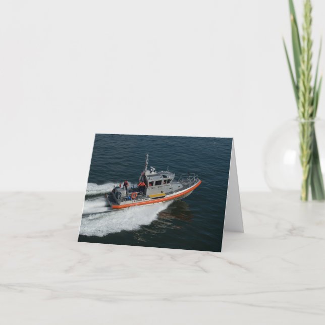 Coast Guard Patrol Note Card (Front)