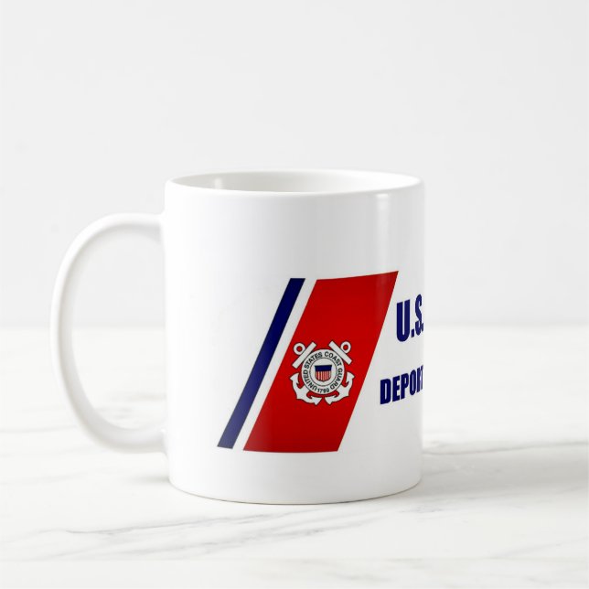 Coast Guard Pride Coffee Mug (Left)