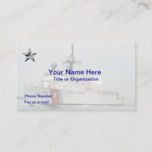Coast Guard Rear Admiral Business Card