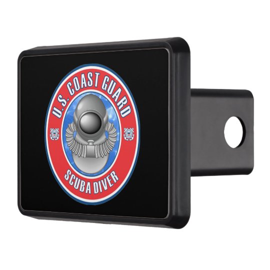 Coast Guard Scuba Diver Trailer Hitch Cover
