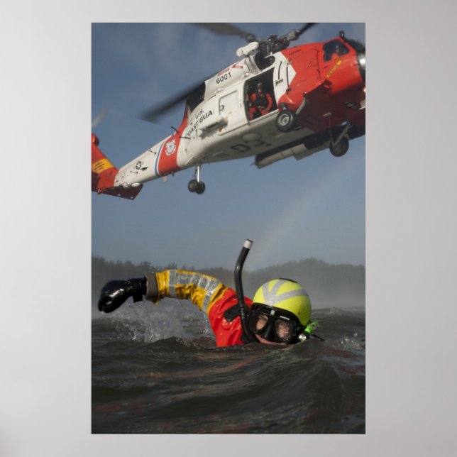 Coast Guard Search and Rescue Operation Poster (Front)