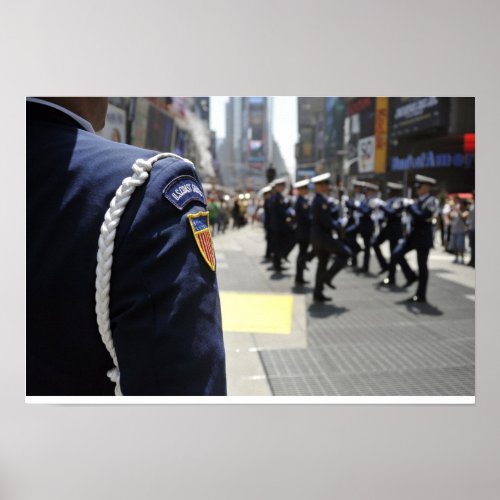 Coast Guard Silent Drill Team Poster