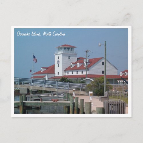 Coast Guard Station Ocracoke Island NC Postcard