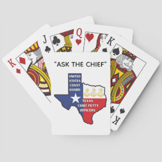Coast Guard Texas Chief Petty Officers Shirt Poker Cards