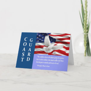 Coast Guard Thank You MacArthur Quote Card