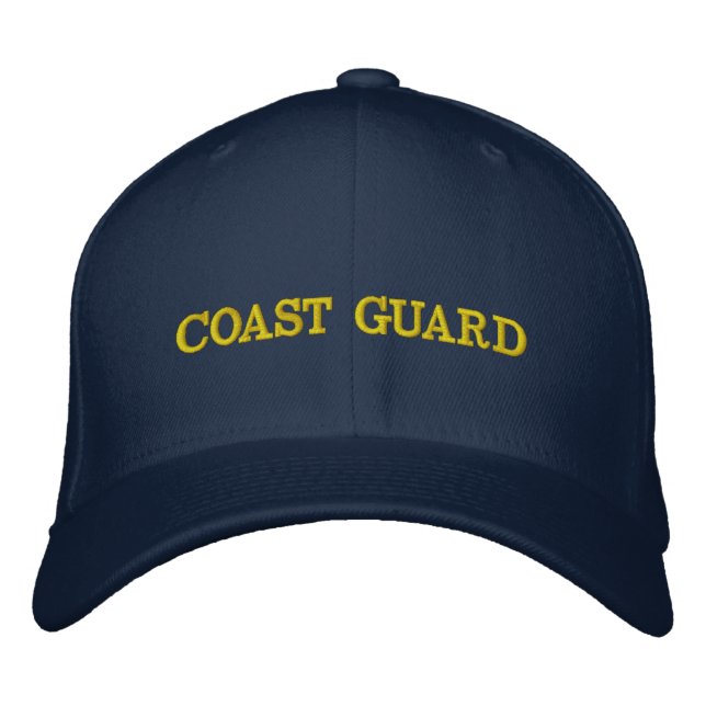 Coast Guard veteran Embroidered Baseball Cap (Front)