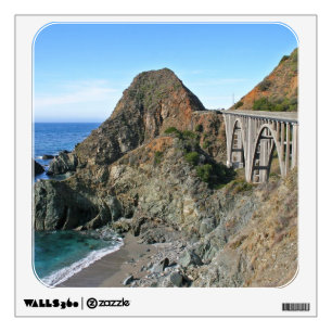Coast Highway 1 - Big Creek Bridge Wall Sticker