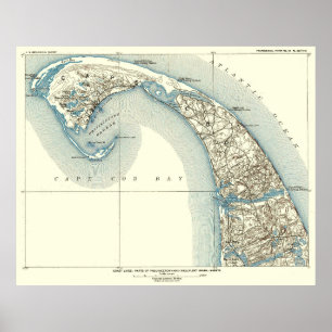 Coast Lines Provincetown Truro 10:8 Poster