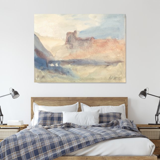  Coast near Tunis Canvas Print (Insitu(Bedroom))