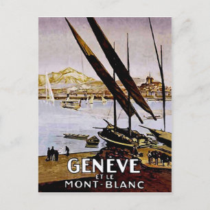Coast of a Geneva lake, Switzerland Postcard
