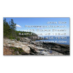 Coast of Bar Island at Acadia National Park Business Card Magnet