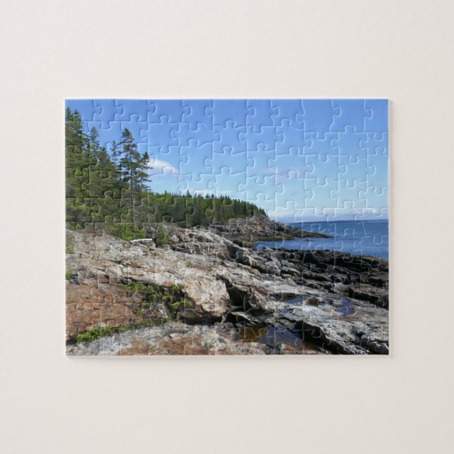 Coast of Bar Island at Acadia National Park Jigsaw Puzzle (Horizontal)