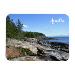 Coast of Bar Island at Acadia National Park Magnet