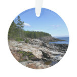 Coast of Bar Island at Acadia National Park Ornament