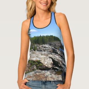 Coast of Bar Island at Acadia National Park Tank Top