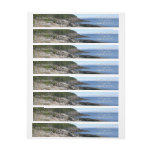 Coast of Bar Island at Acadia National Park Wrap Around Label